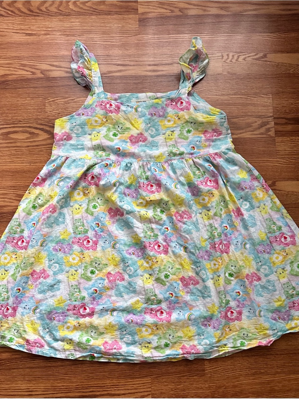 Care Bare Pastel Floral Tie-Strap Mini Sundress